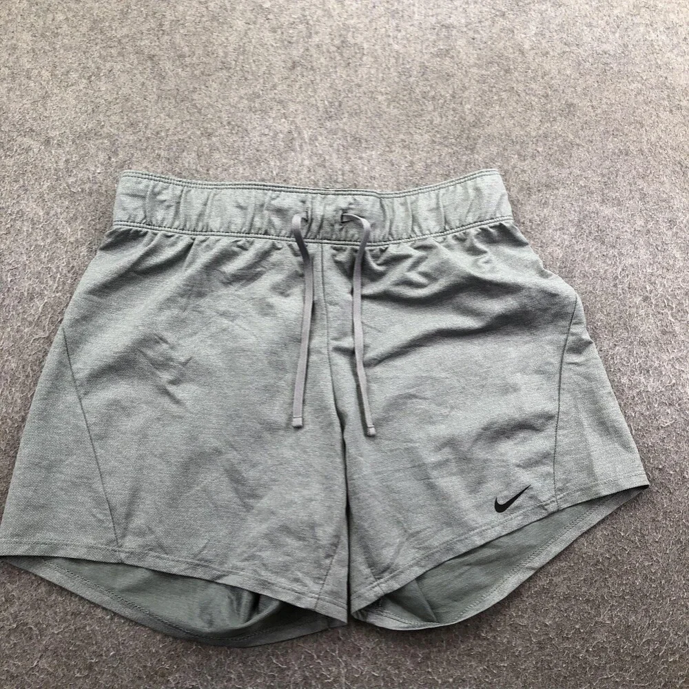 Nike Shorts Womens XS Gray Dri-FIT 3.5 In Running Lined Athletic Gym Pockets